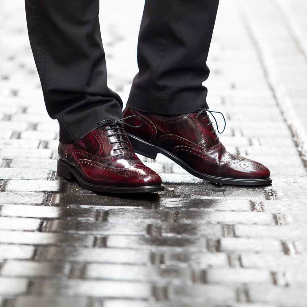 burgundy oxford shoes womens