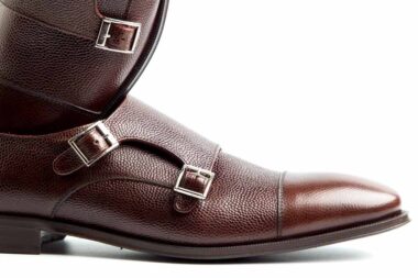 Beatnik Lamantia Brown Monkstrap Shoes