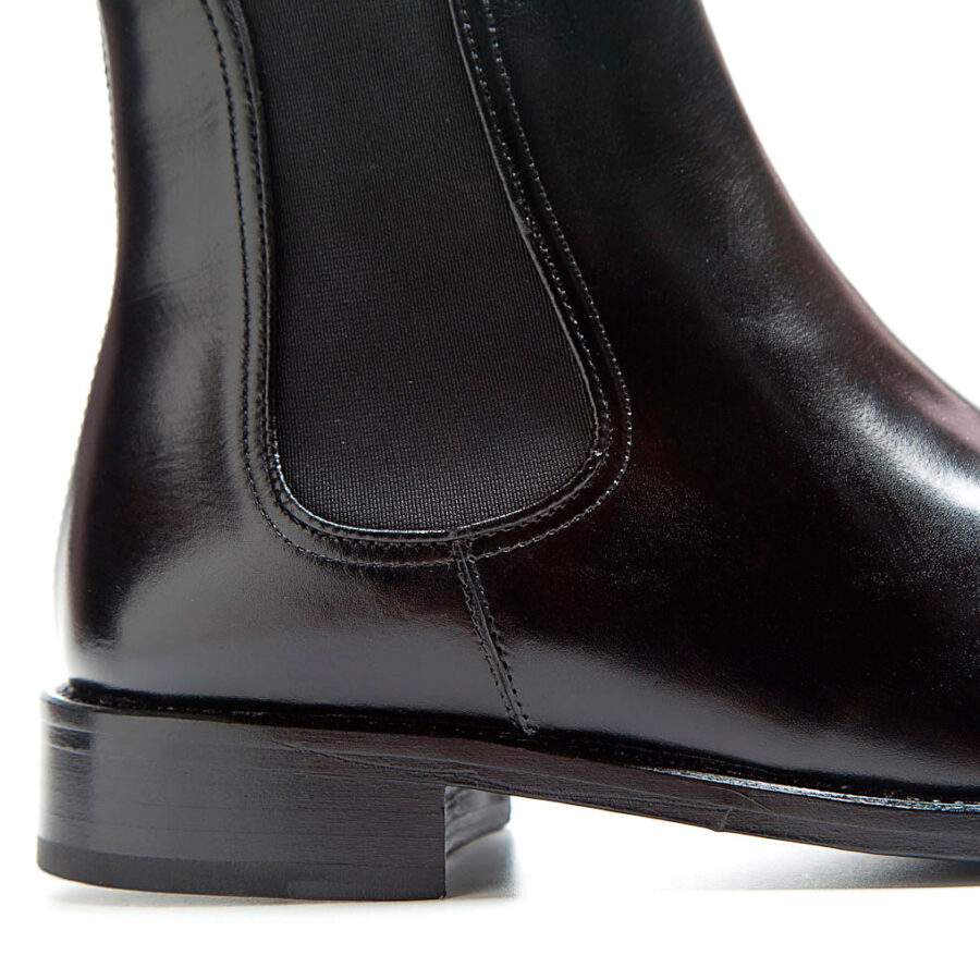 Cassady black men's Chelsea boot by Beatnik Shoes