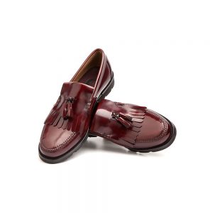 Red Tassel Loafer Henry by Beatnik Shoes