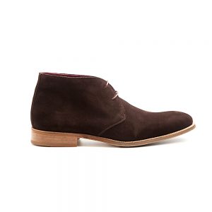 Kenneth desert boot da uomo in pelle scamosciata marrone di Beatnik Shoes