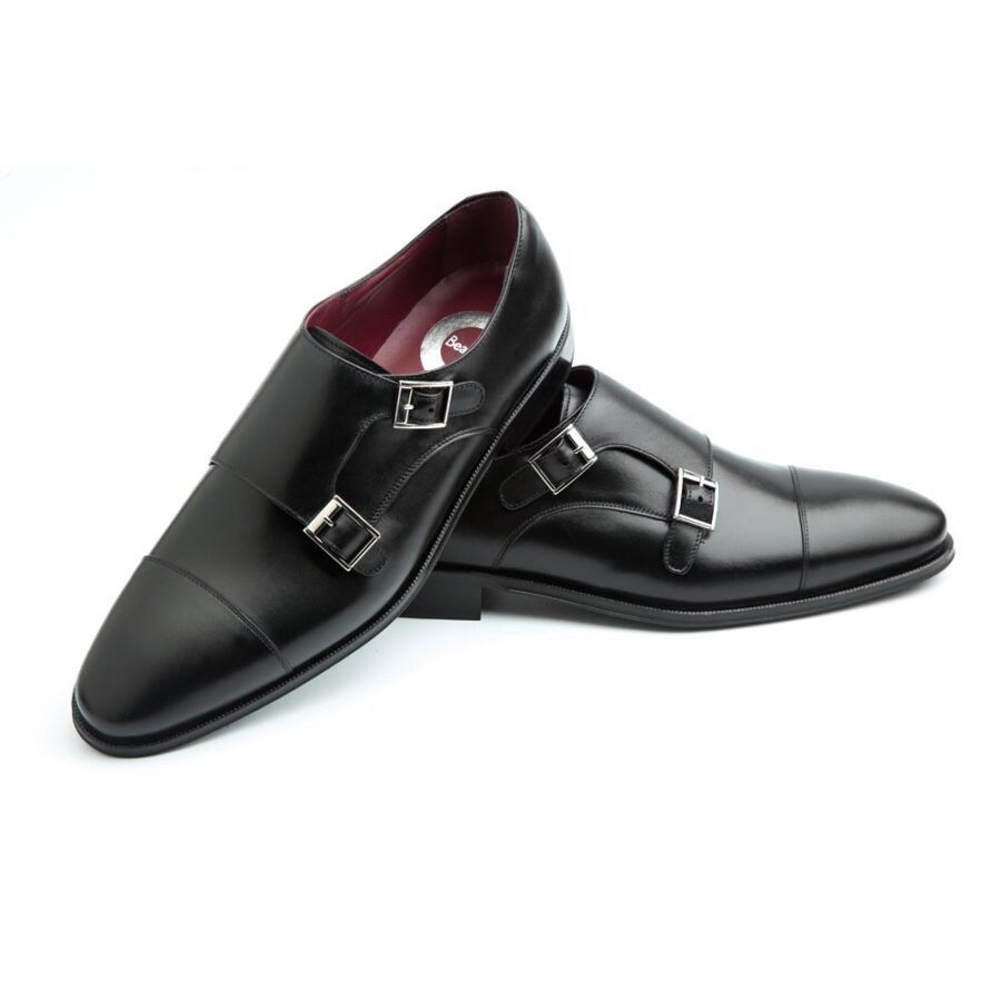 Men's monk black shoe Beatnik Lamantia black