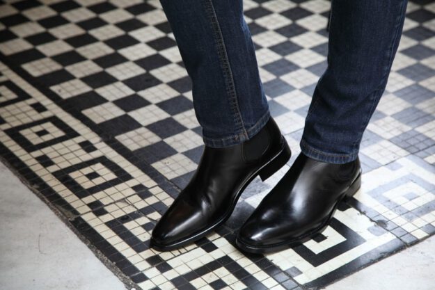 Black Chelsea boot by Beatnik