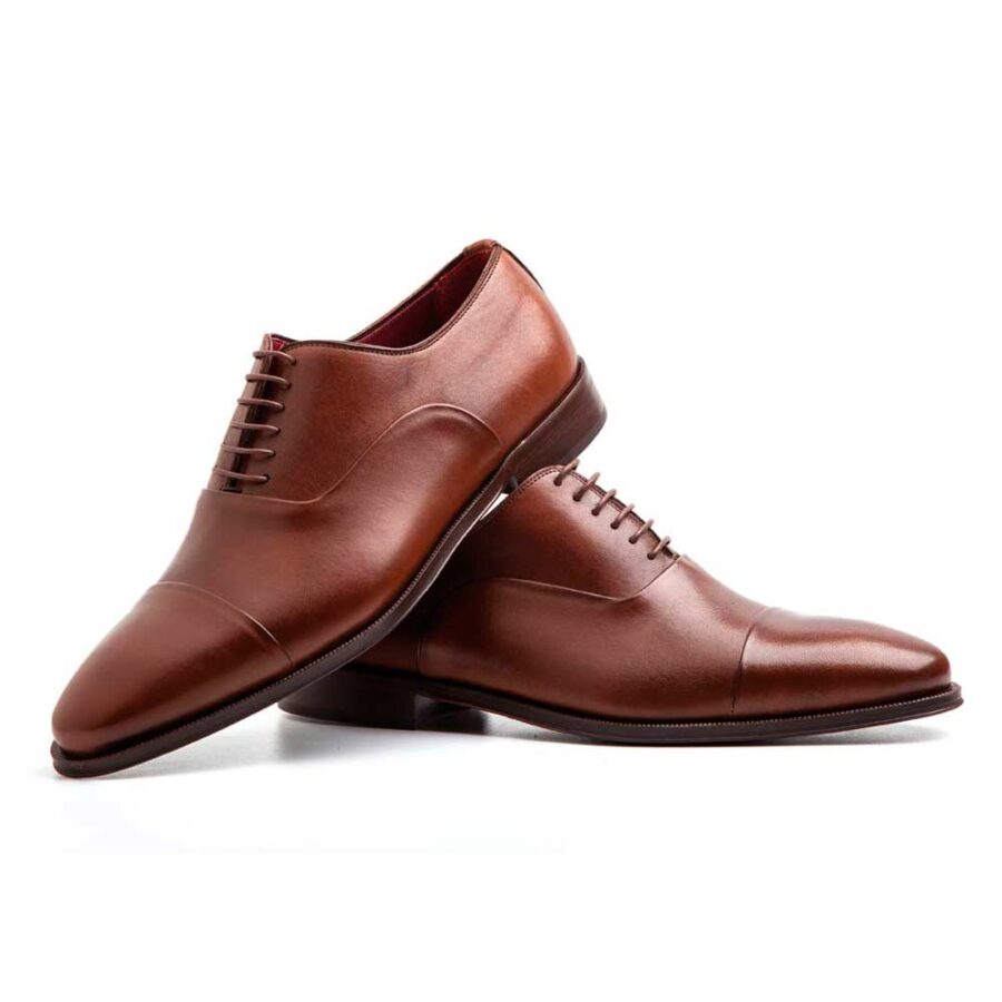 Chaussure d'homme en cuir brun style Oxford Beatnik Miller Brown