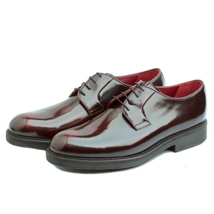 Beatnik Jack Red Men's Blucher Shoes Beatnik Jack Red