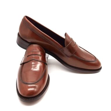 Brown Penny Loafers Beatnik Irma Chesnut