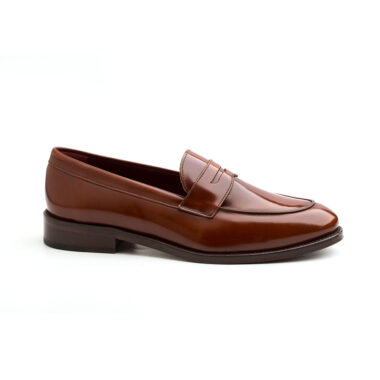 Brown Penny Loafers Beatnik Irma Chesnut