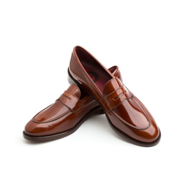 Brown Penny Loafers Beatnik Irma Chesnut