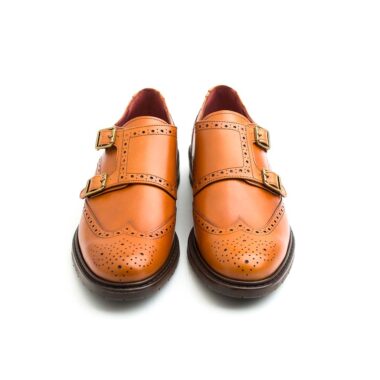 Brown Monk Shoes for Women Beatnik June Brown Brogue