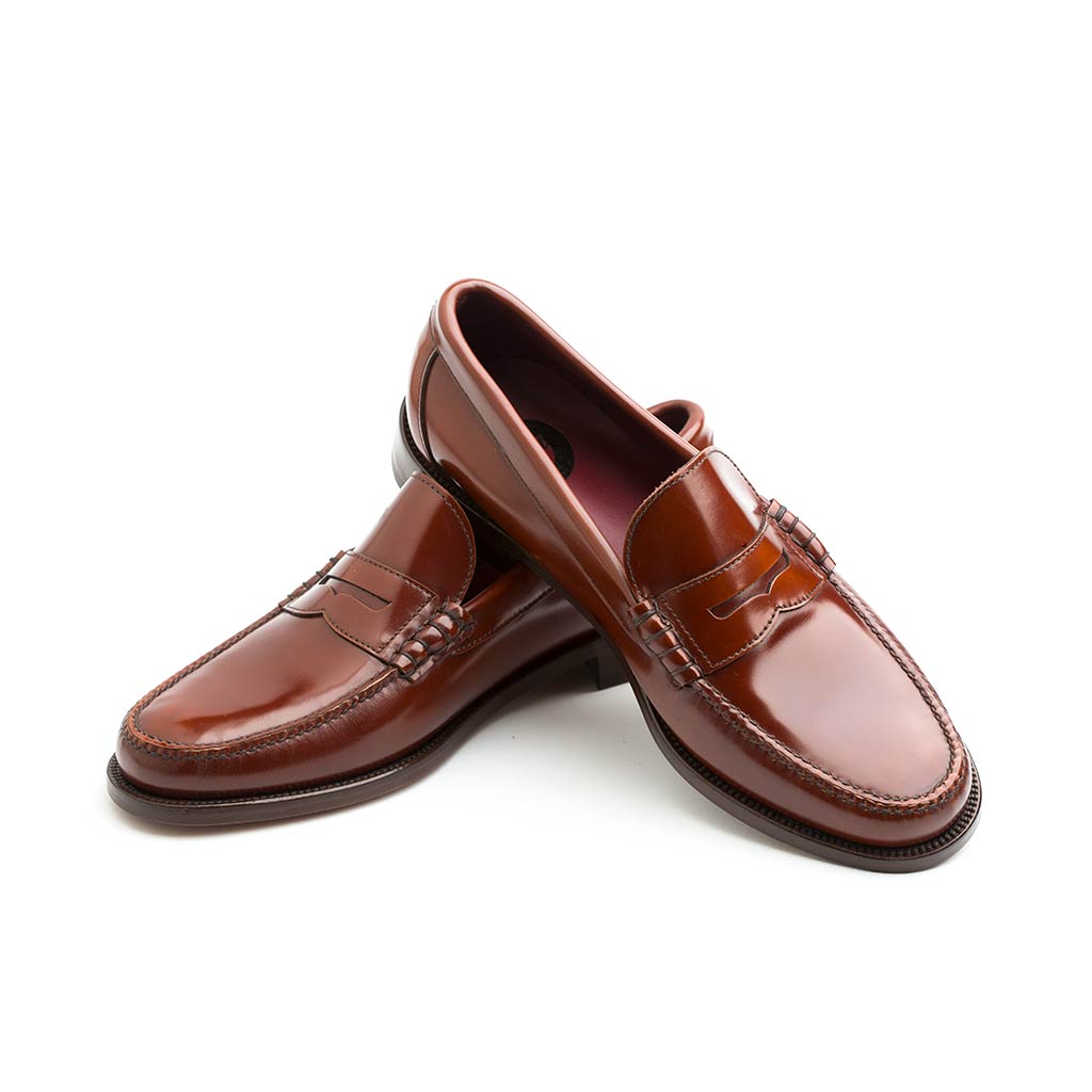 Men Brown Leather Moccasin Shoes, Handmade Brown Loafer Shoes, Loafers