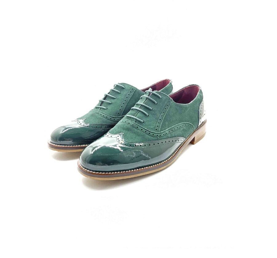 Oxford de mujer Lena Too Green por Beatnik Shoes