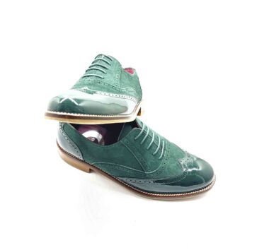 Oxford de mujer Lena Too Green por Beatnik Shoes