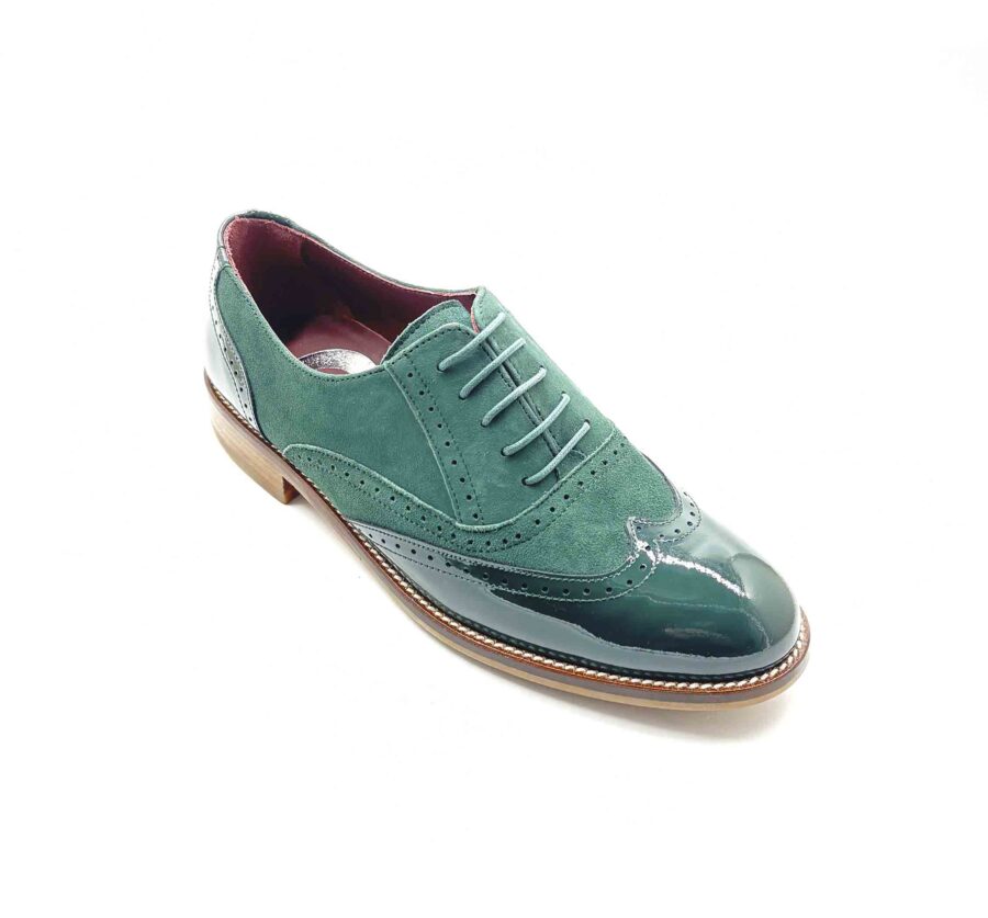 Oxford de mujer Lena Too Green por Beatnik Shoes