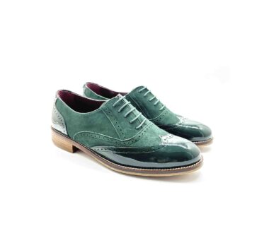 Oxford de mujer Lena Too Green por Beatnik Shoes