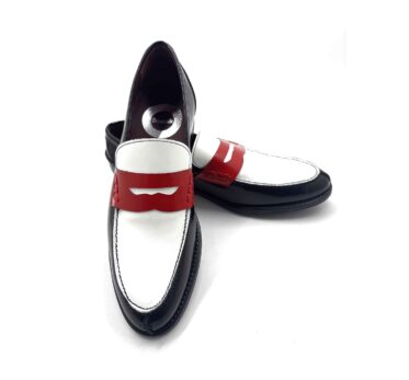 Mocasines de Mujer en piel tricolor Bessie 3 Tone