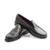 Zapato clásico Mocasín de estilo castellano negro para hombre Beatnik Allen Black